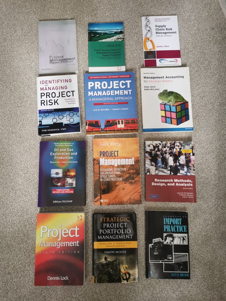 image for Selection of Uni Project Management Books 