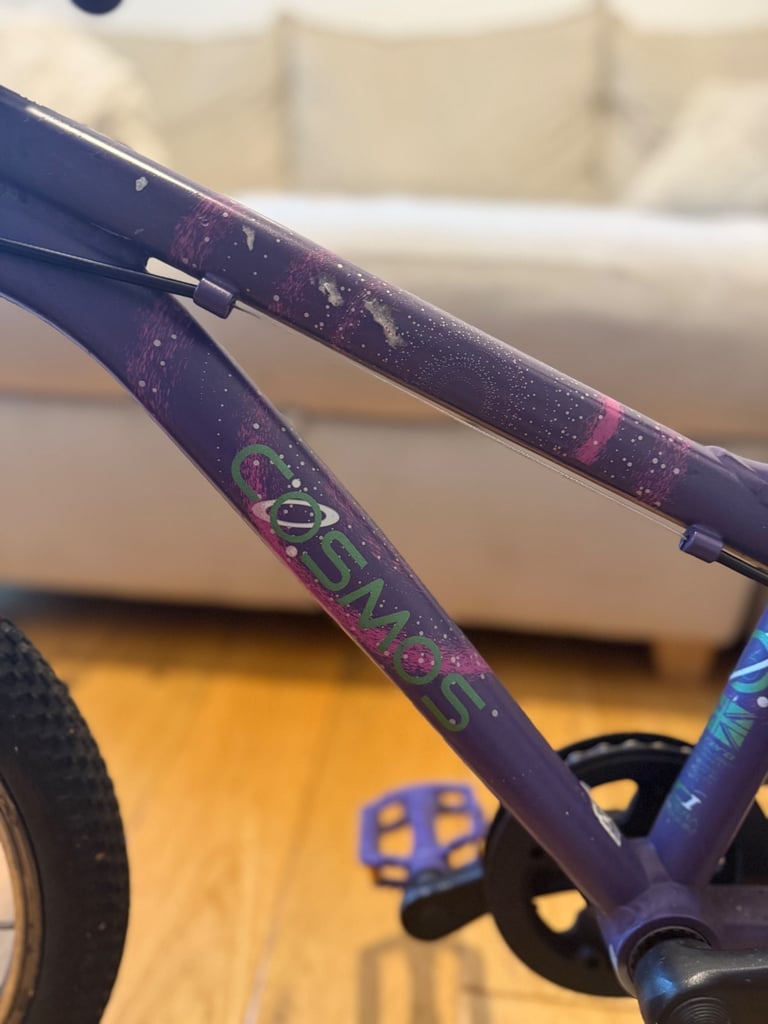 Carrera Cosmos Kids Bike - 16” Wheel - Purple