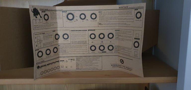 Moog Minitaur Boxed with rack ears