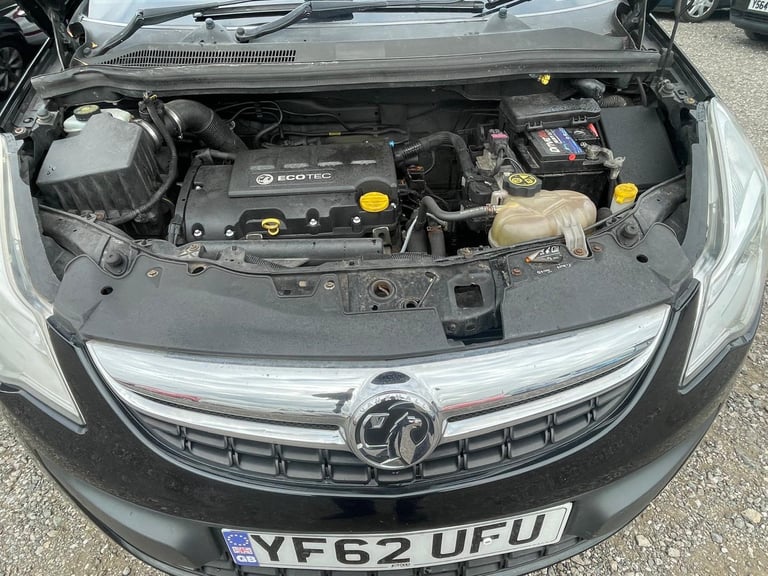 VAUXHALL CORSA 1.2 VVT ACTIVE 62 REG BLACK 3 DOOR MOT FEBRUARY 18TH 2026 SERVICE HISTORY 50+MPG
