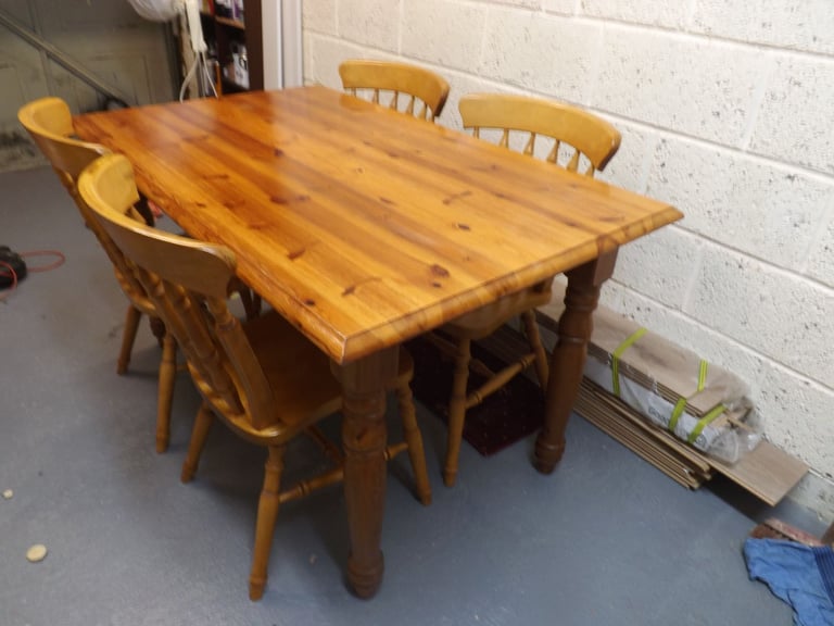 image for kitchen table and four chairs