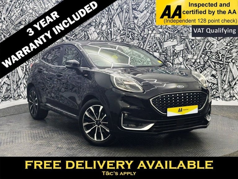 2022 Ford Puma 1.0T EcoBoost MHEV ST-Line Vignale SUV 5dr Petrol Hybrid Manual Euro 6 (s/s HATCHB...