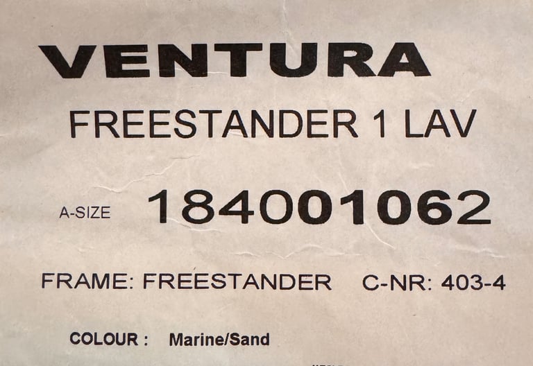 Ventura Freestander ‘1 Lav’ Driveaway Awning