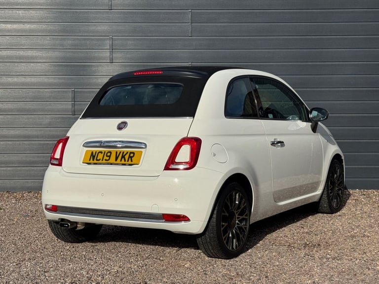 2019 19 FIAT 500C 1.2 120TH CONVERTIBLE 2DR PETROL MANUAL EURO 6 (S/S) 
