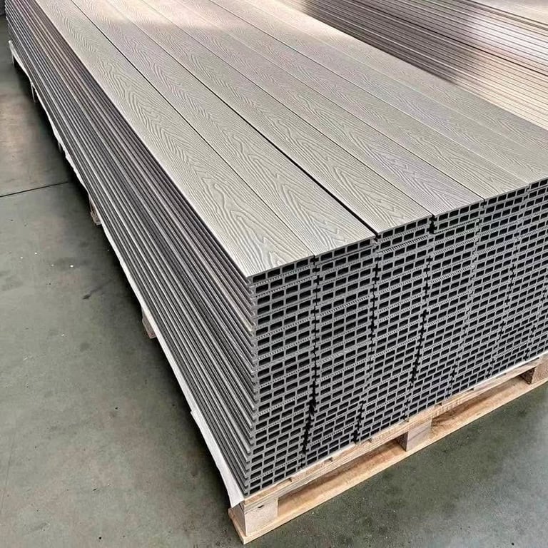 SILVER GREY Composite Decking | Premium 4.8m Boards, Easy Install