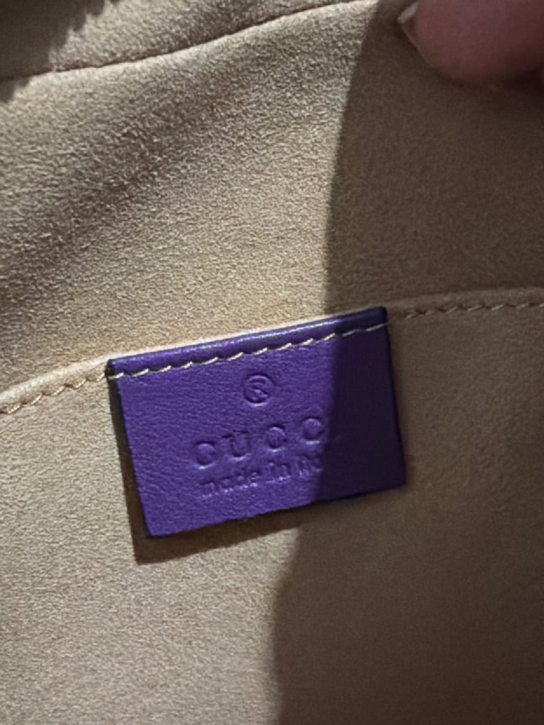 Gucci purple marmont bag