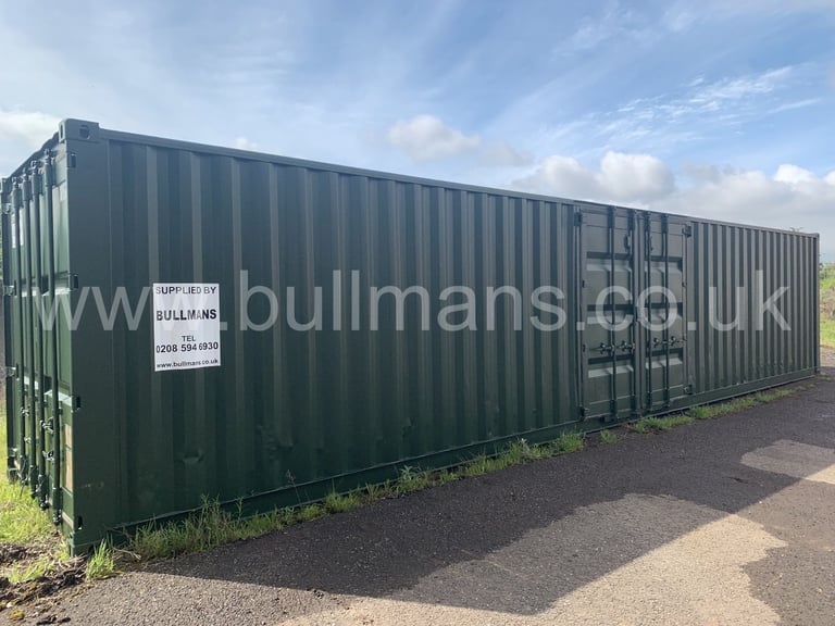 image for 40ft Shipping Container with Side Access Doors – Steel Storage Unit – For Sale