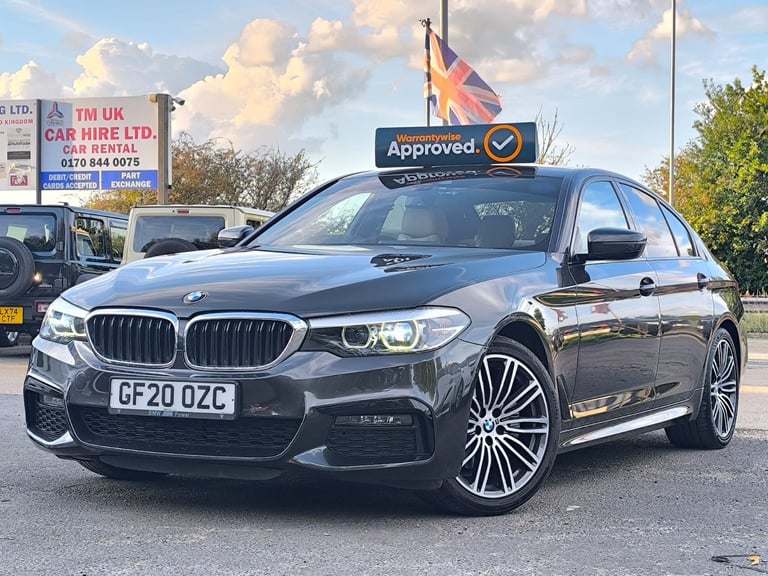 2020 BMW 5 Series 2.0 Diesel Hybrid PCO Ready 520d MHT M Sport 5 Seats 4dr Euro 6 ULEZ Free SALOO...