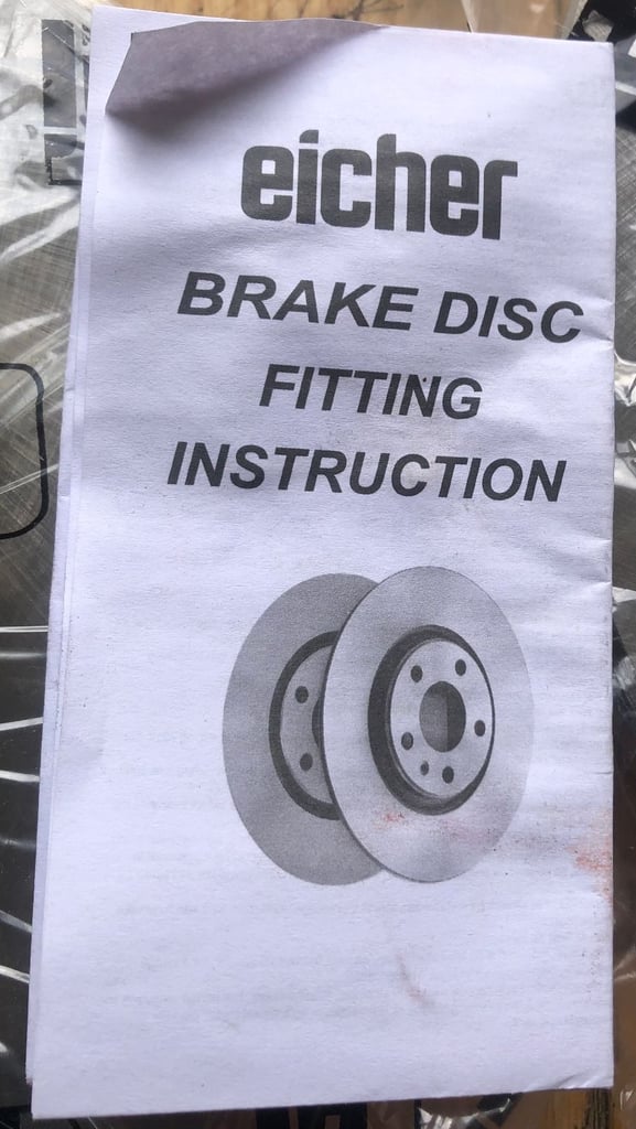 2017 transit custom front discs and pads brand new as seen in pics 