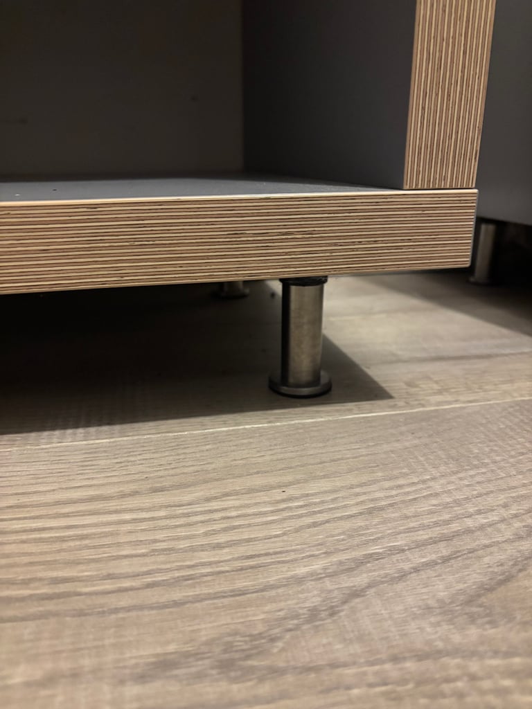 Ikea kallax 4x2 x3 available. With feet. Used 