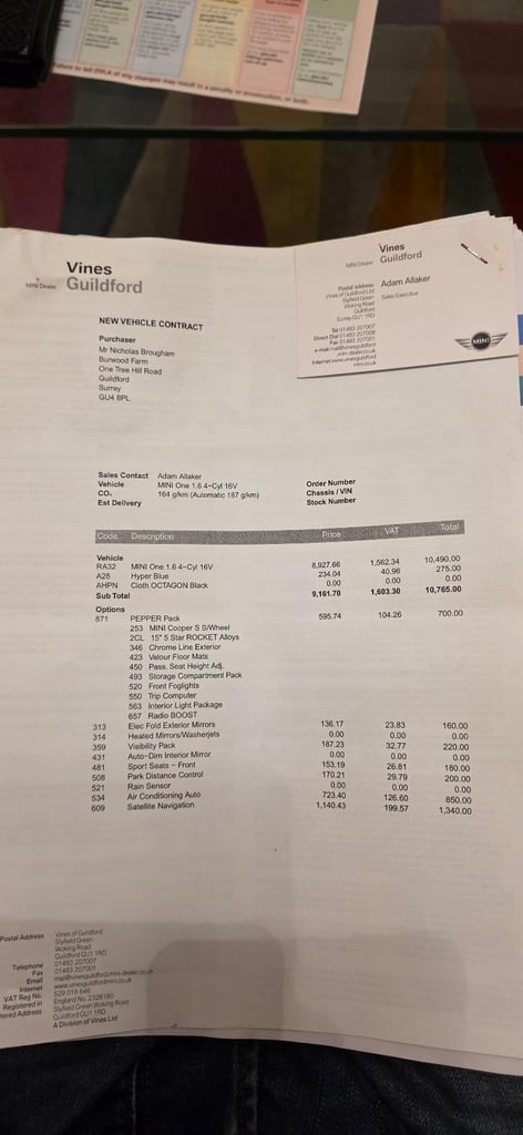 Mini, HATCHBACK, Hatchback, 2005, Manual, 1598 (cc), 3 doors