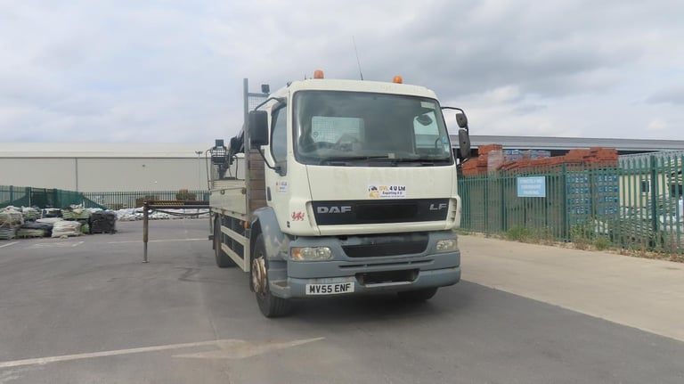 2006 DAF TRUCKS FA LF55.220 DAF 24 VALVE ENG HIAB 122B-1CL CRANE MANUAL GEARBOX 