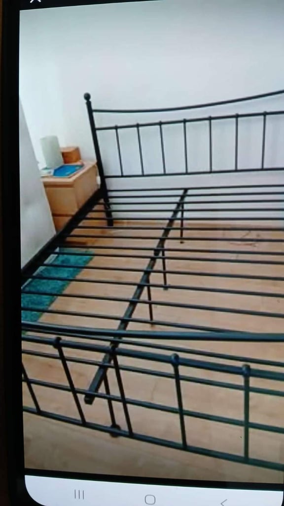 Double bed with matress like new