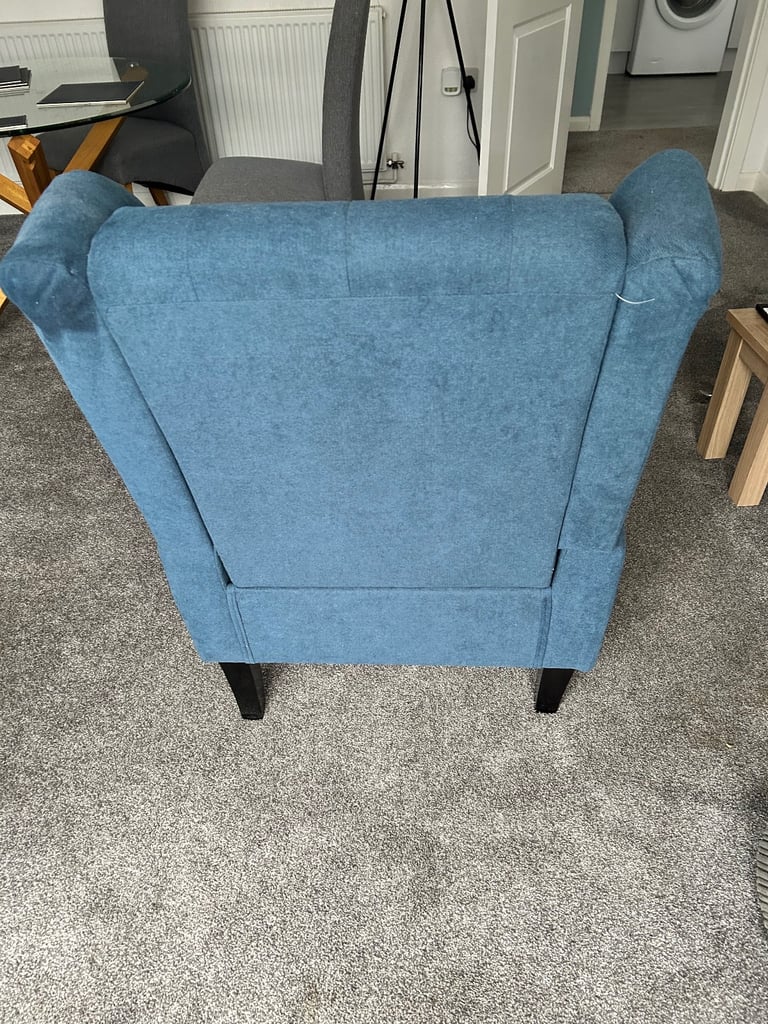 Accent wingback armchairs