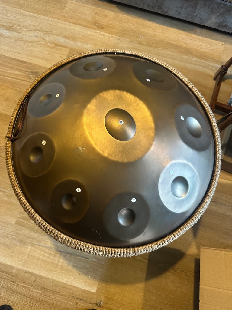 Tetra Handpan Drum D Kurd 9 Note 440Hz 55 Cm Stainless Steel