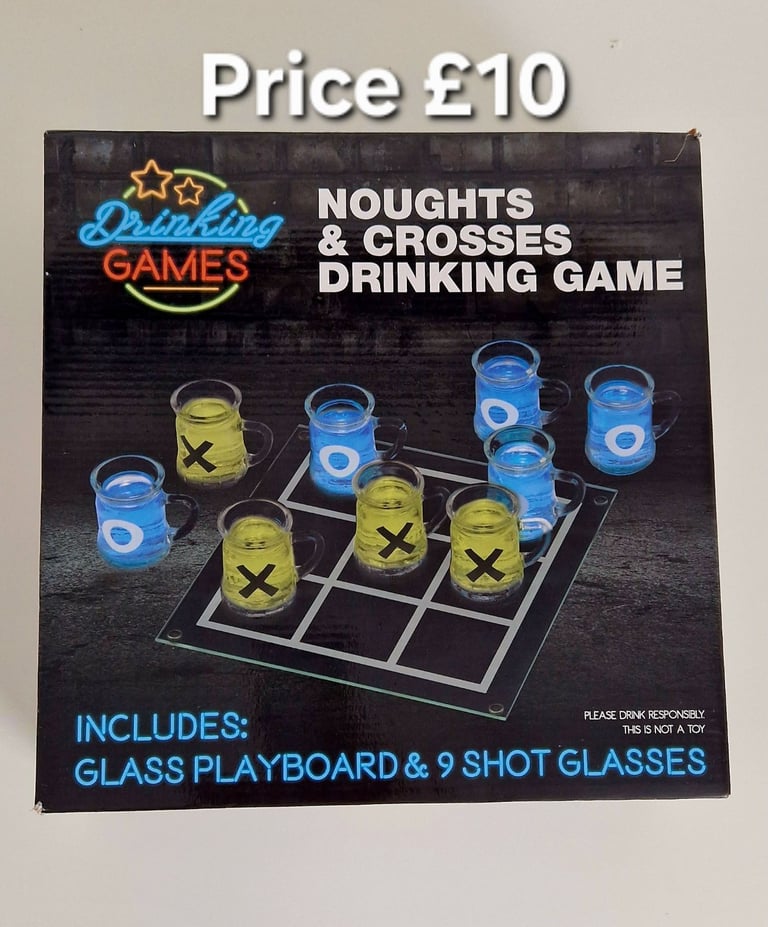 NEW Noughts and Crosses Drinking Game
