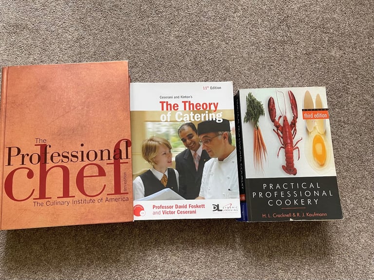 image for PROFESSIONAL EDUCATIONAL CHEF BOOKS price reduced