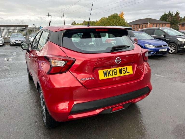 2018 Nissan Micra 0.9 Petrol (IG-T), Acenta Edition, Hatchback, 5 Door, Manual, Euro 6. Hatchback...