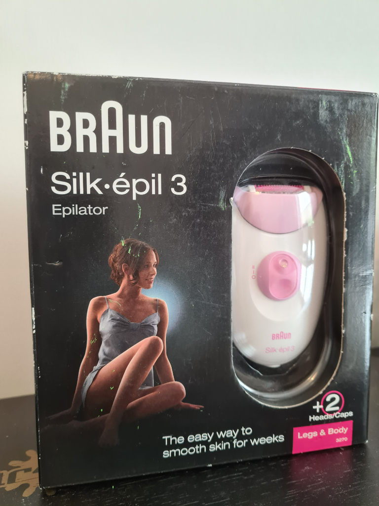 Braun Silk-épil 3 Leg and Body Epilator Hair Removal Pink 3270
