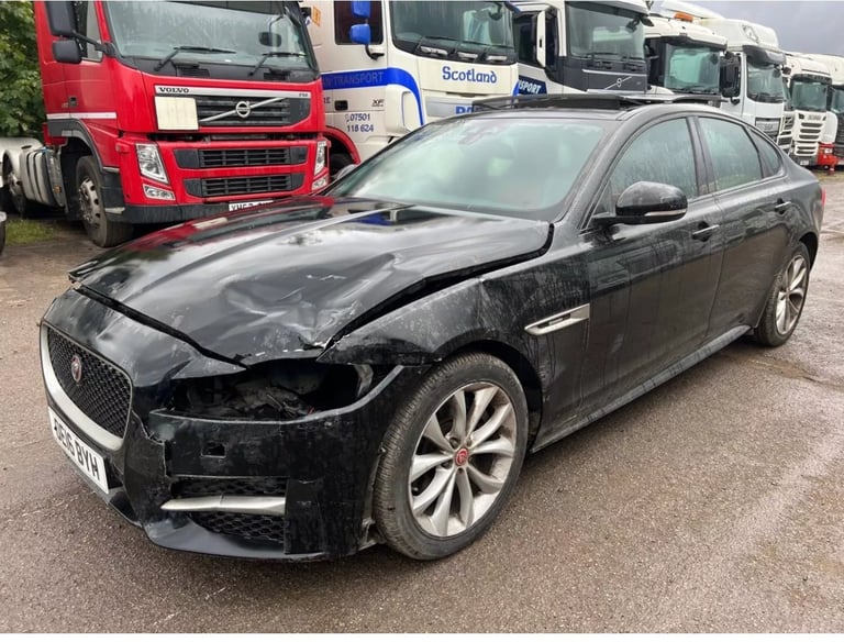 2016 JAGUAR XF R-SPORT 2.0 DIESEL AUTOMATIC DAMAGED SALVAGE 