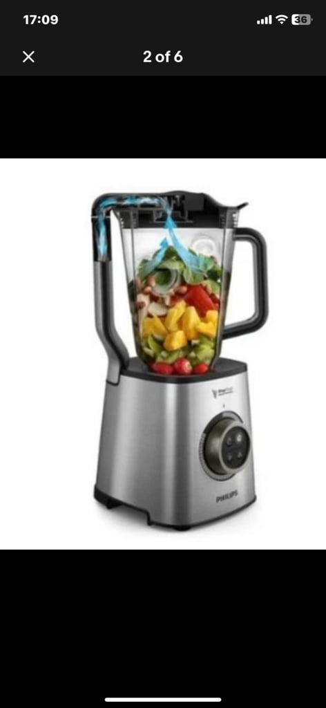 Philips HR3752/00 High Speed Vacuum Blender