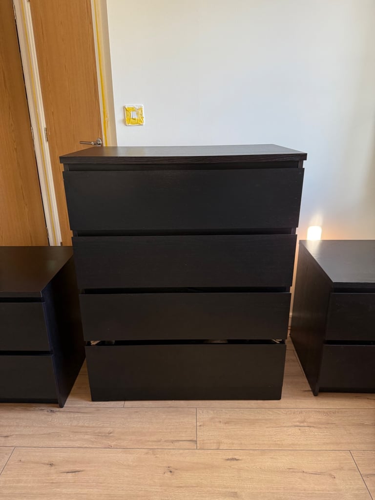 image for Black Bedroom Furniture Set