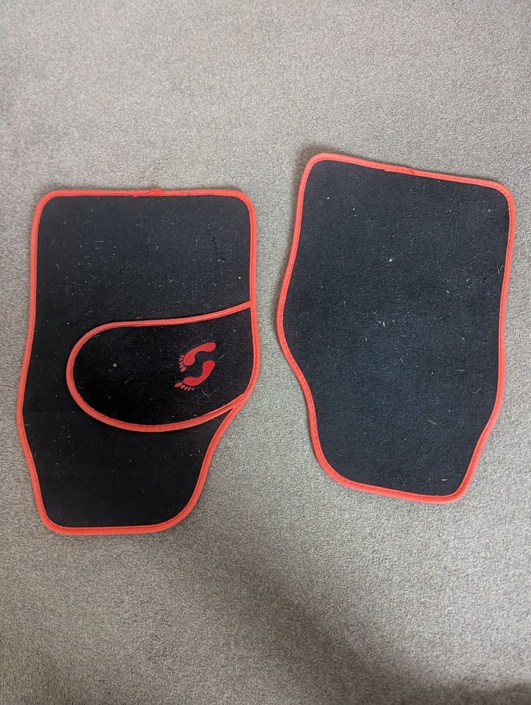 Steering wheel cover and two mats. Free.
