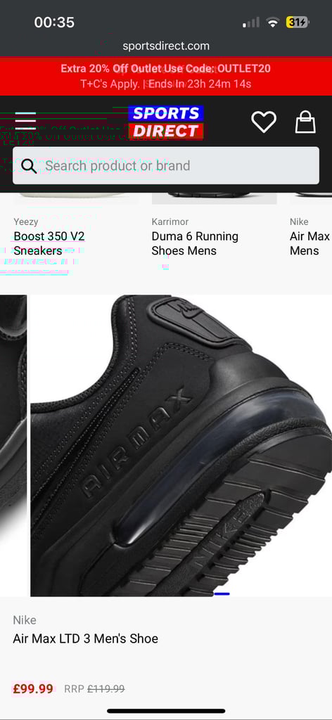 Nike airmax ltd 3 