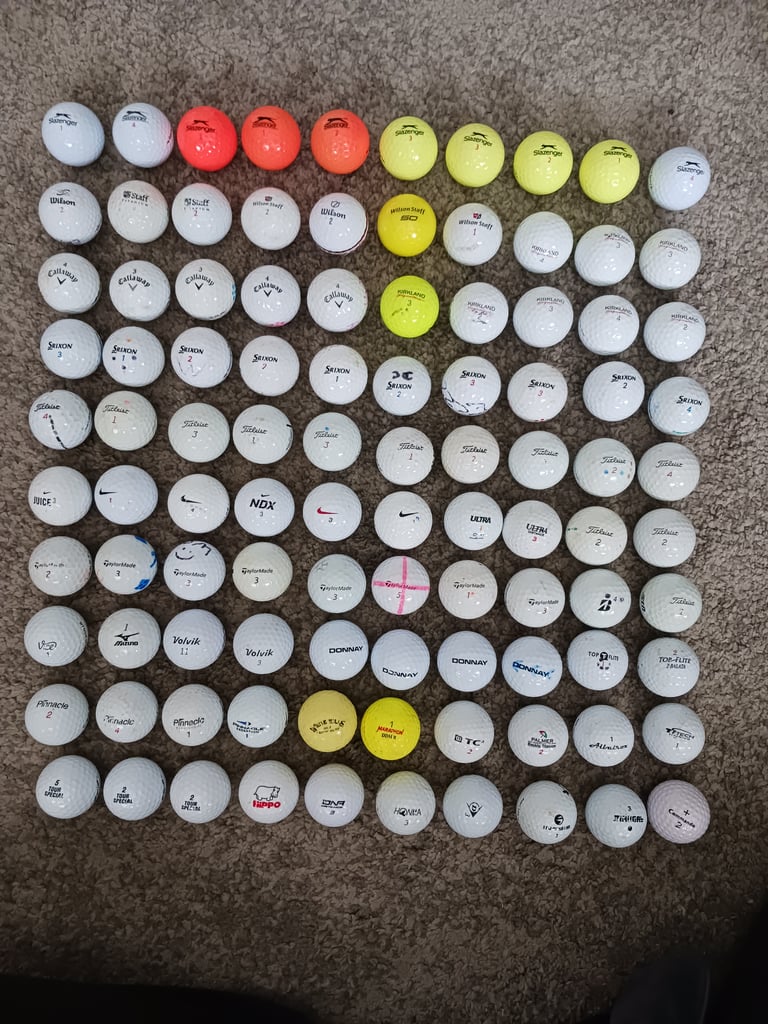 image for 100 Assorted Golf Balls 