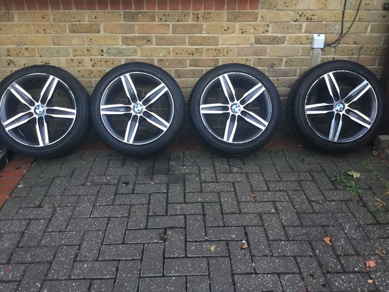 Bmw 17” alloys 5x120 wheels and tyres