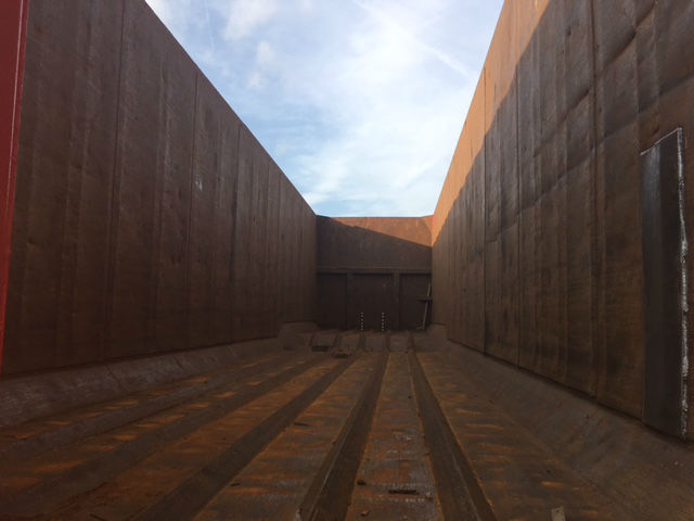 2007 County 75cuyd Steel Stepframe Scrap Trailer, MOT