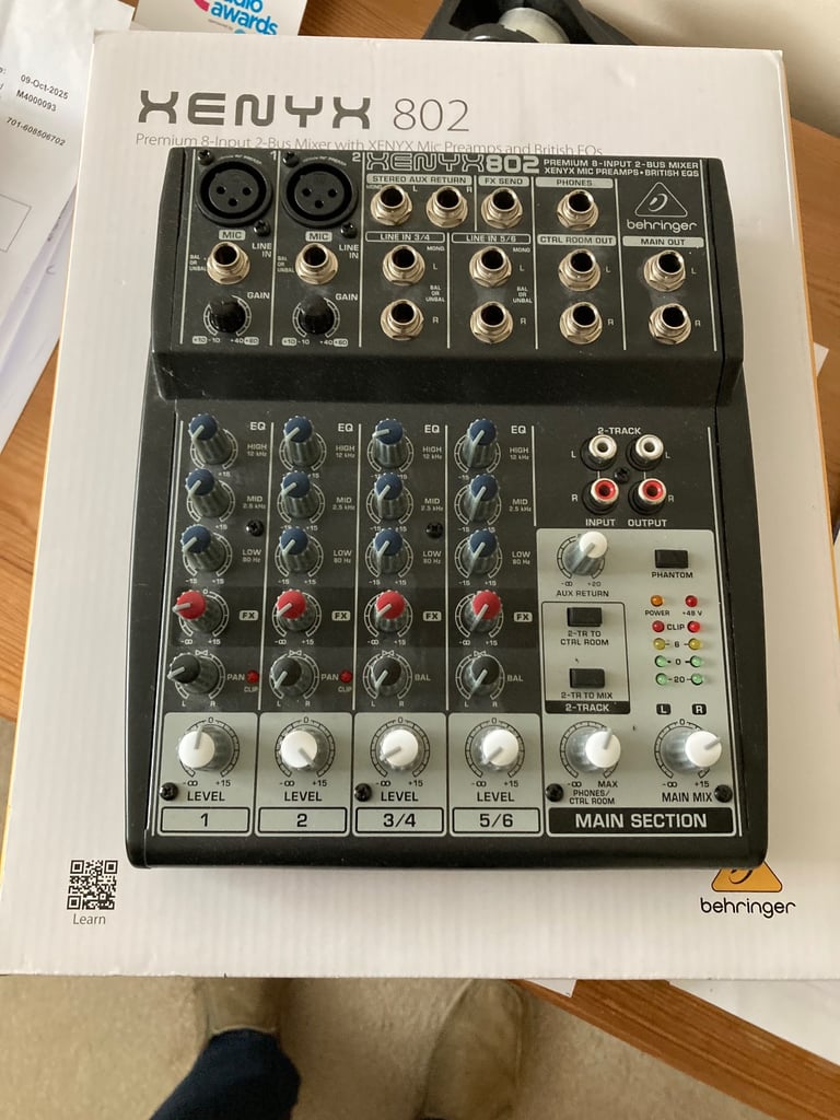 image for Behringer 802 mixer 