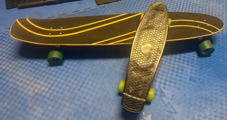 (2 boards) Osprey Longboard & Ridge skateboard. 