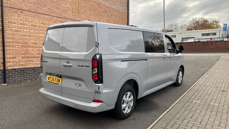 2025 Ford Transit Custom 2.0 EcoBlue 136ps H1 Double Cab Van Limited Auto PANEL VAN DIESEL Automatic