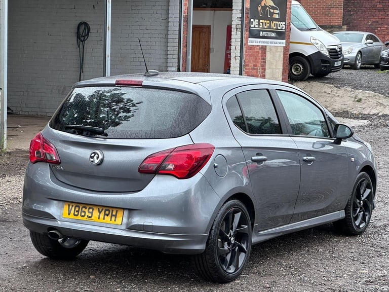 2019 Vauxhall Corsa 1.4i SRi VX Line Nav Black Euro 6 (s/s) 5dr HATCHBACK Petrol Manual
