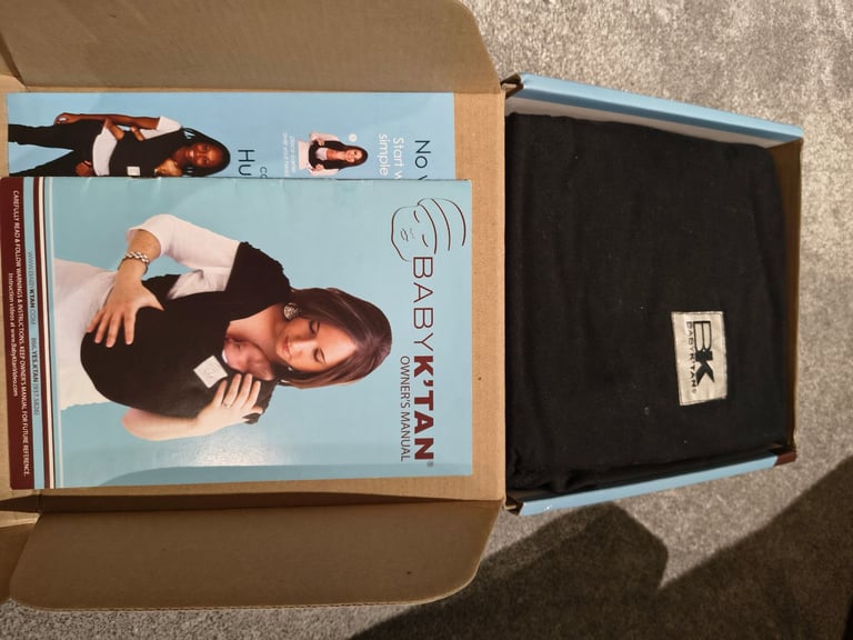 image for Baby K'Tan baby carrier - virtually new 