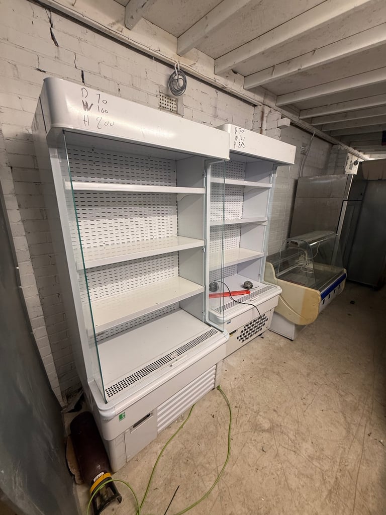 Commercial fridge freezer cafe shop restaurant takeaway display fridge cake 