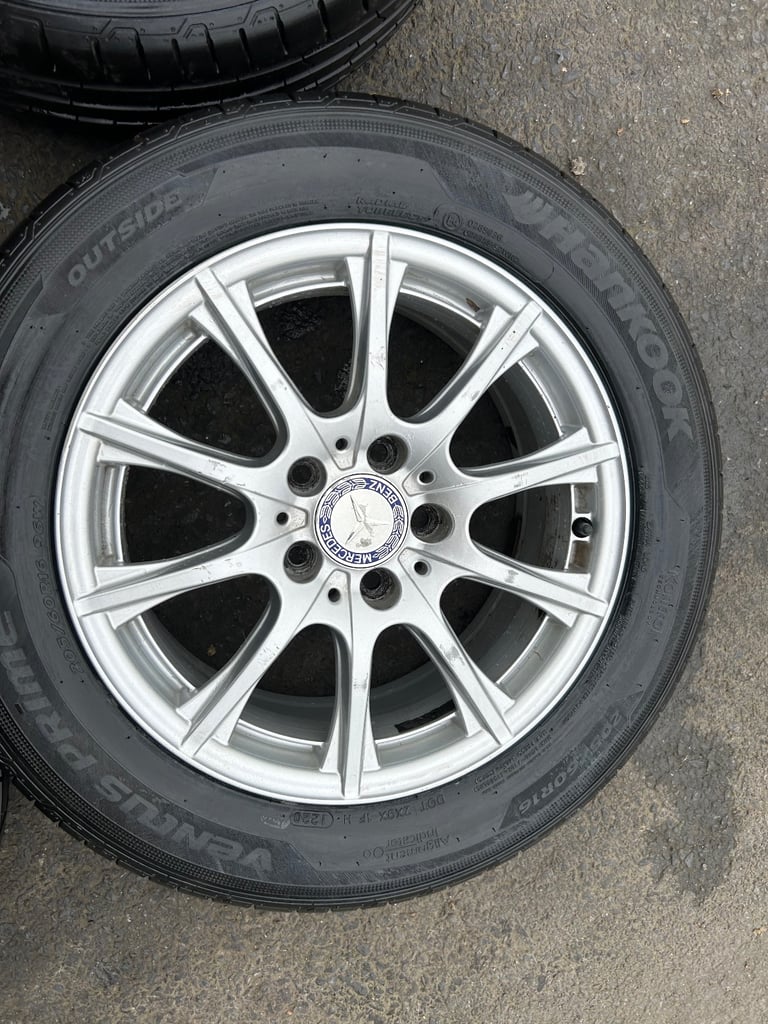 Mercedes c class 16inch alloy wheels 5x112