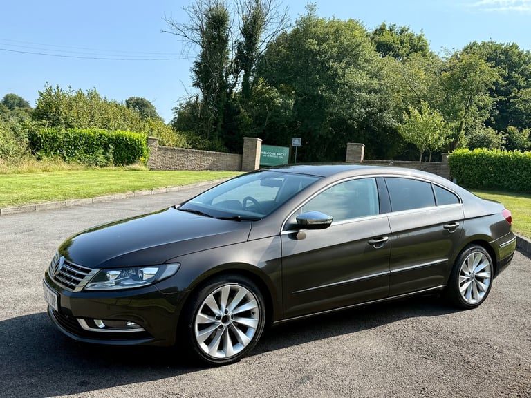 2013 VOLKSWAGEN CC 2.0 TDI DSG AUTO 140 BLUEMOTION TECH GT 4DR BROWN VW PASSAT