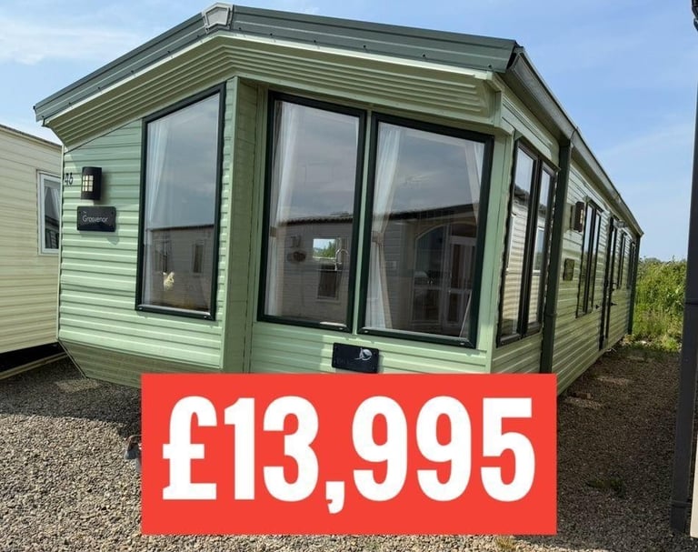 OFF SITE static caravan Scotland double glazed & heated 3 bed Willerby Grosvenor