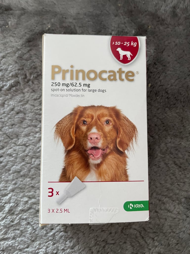 Prinocate treatment for flea, tick , lungworm and many more 