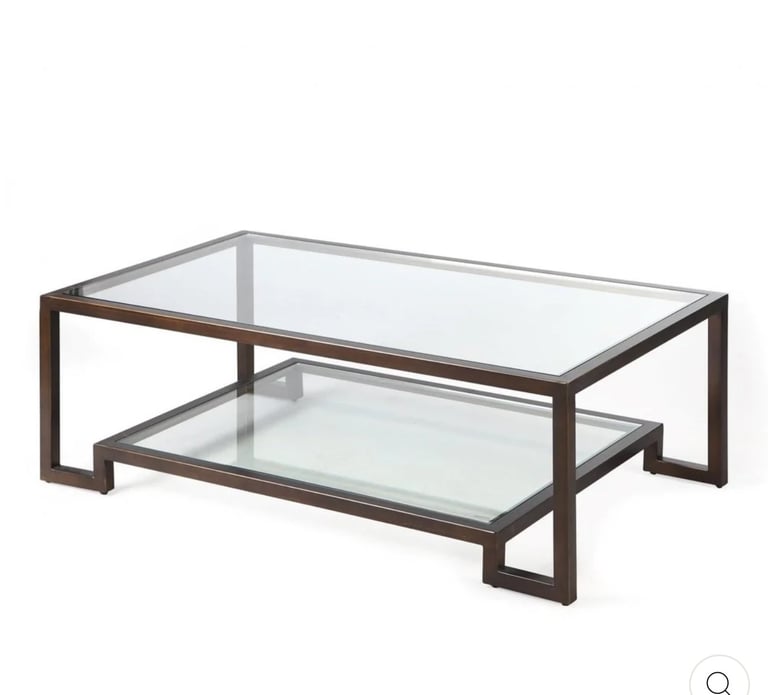 image for Ming Rectangular Coffee Table - Bronze