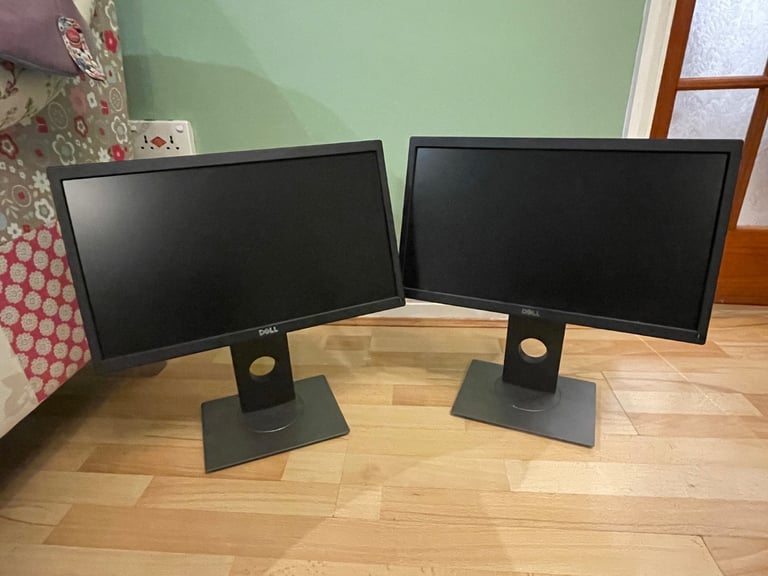 2 Dell Computer Monitors