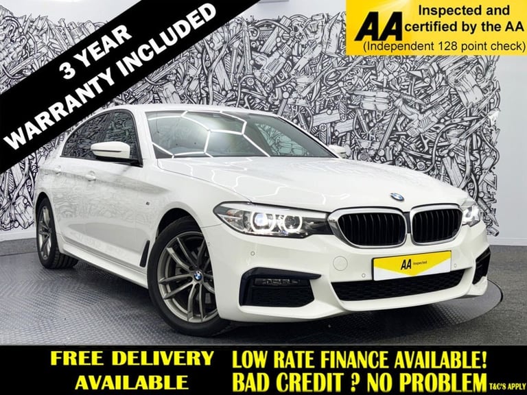 2019 BMW 5 Series 2.0 520d MHT M Sport Saloon 4dr Diesel Hybrid Auto Euro 6 (s/s) (190 ps) Saloon...