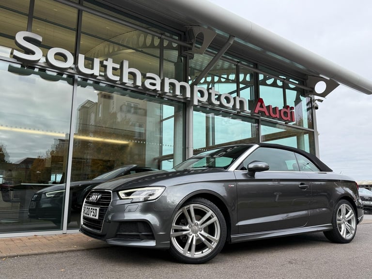 2020 Audi A3 Cabriolet 1.5 TFSI 35 S line Convertible 2dr Petrol Manual Euro 6 (s/s) (150 ps) CON...