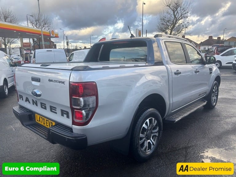 2020 Ford Ranger 2.0 EcoBlue Wildtrak in silver, 56,000 miles, 2 owners, Euro 6 ULEZ, 4x4, a PICK...