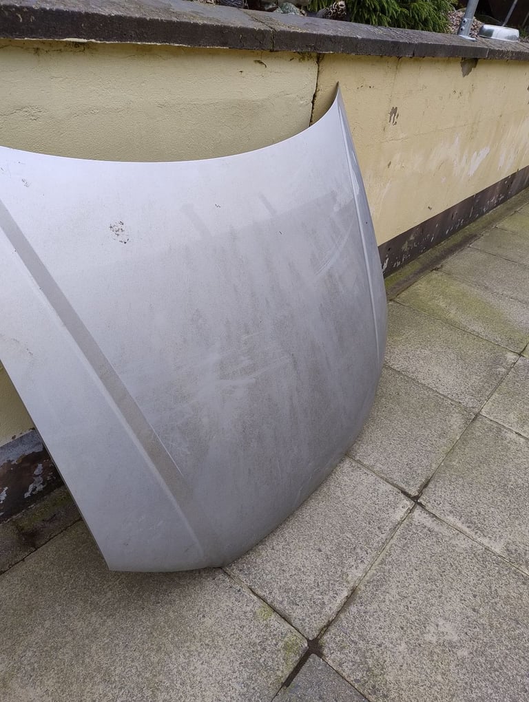 Audi A4 Silver Car Bonnet