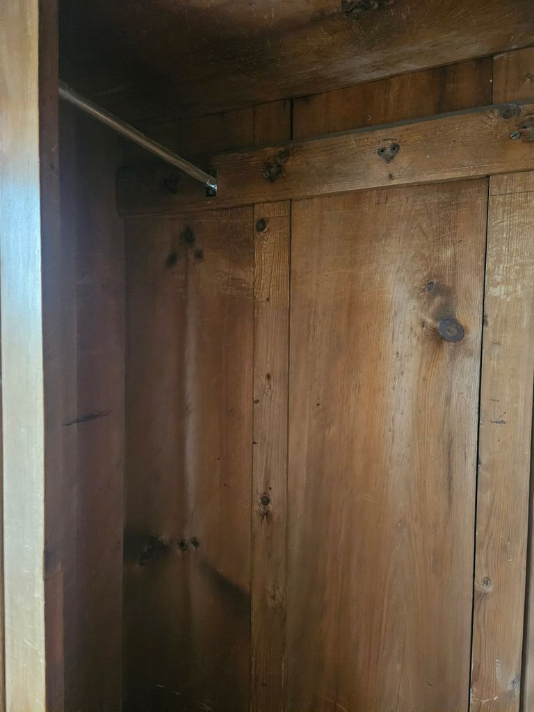 Victorian Pine Wardrobe