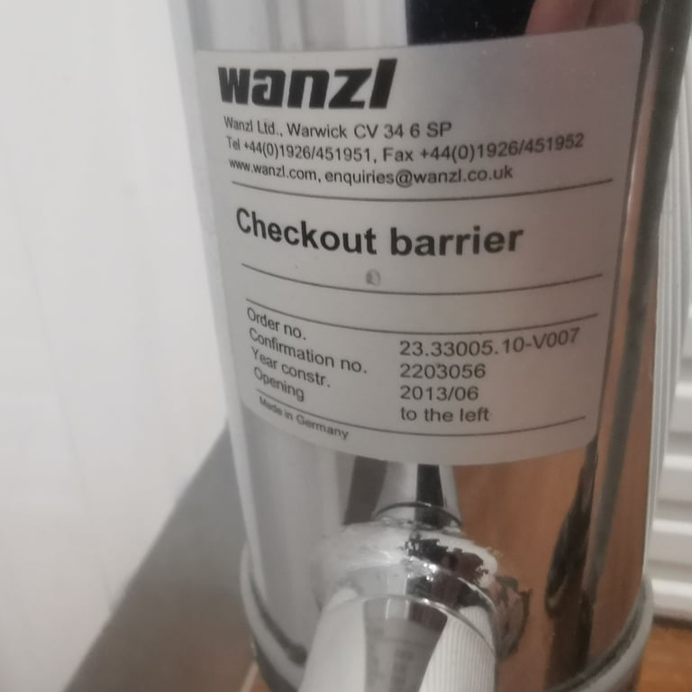 Mechanical Checkout Barrier Closer Gate Shop Commercial