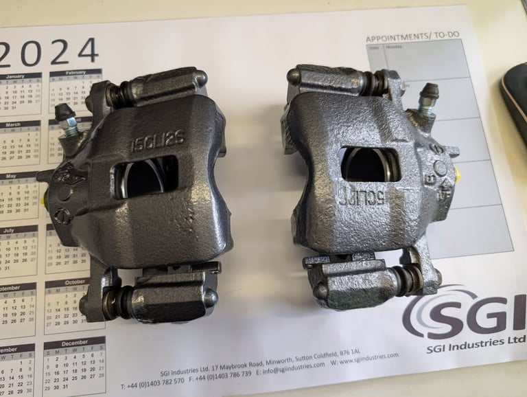 image for Honda Beat PP1 Front Brake Calipers 45210SD5063 and 45230SD5063 Refurbished Pair